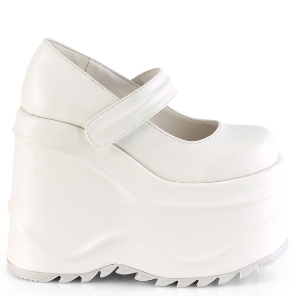 Mary Jane Platform Gothic Wedge Shoes - Picture 1 of 4
